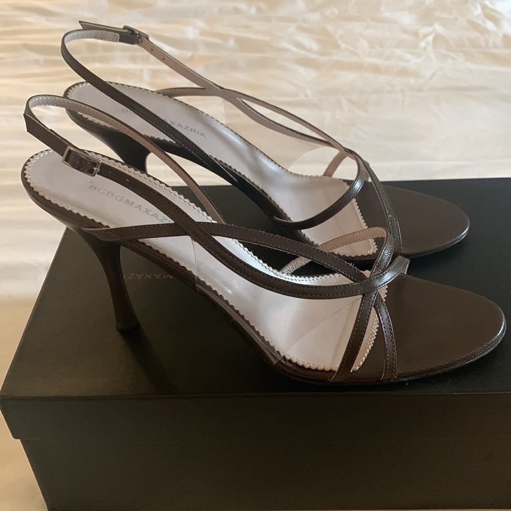 Bcbg Heels In Dark Cocoa. Size 39. Barely Worn - image 1